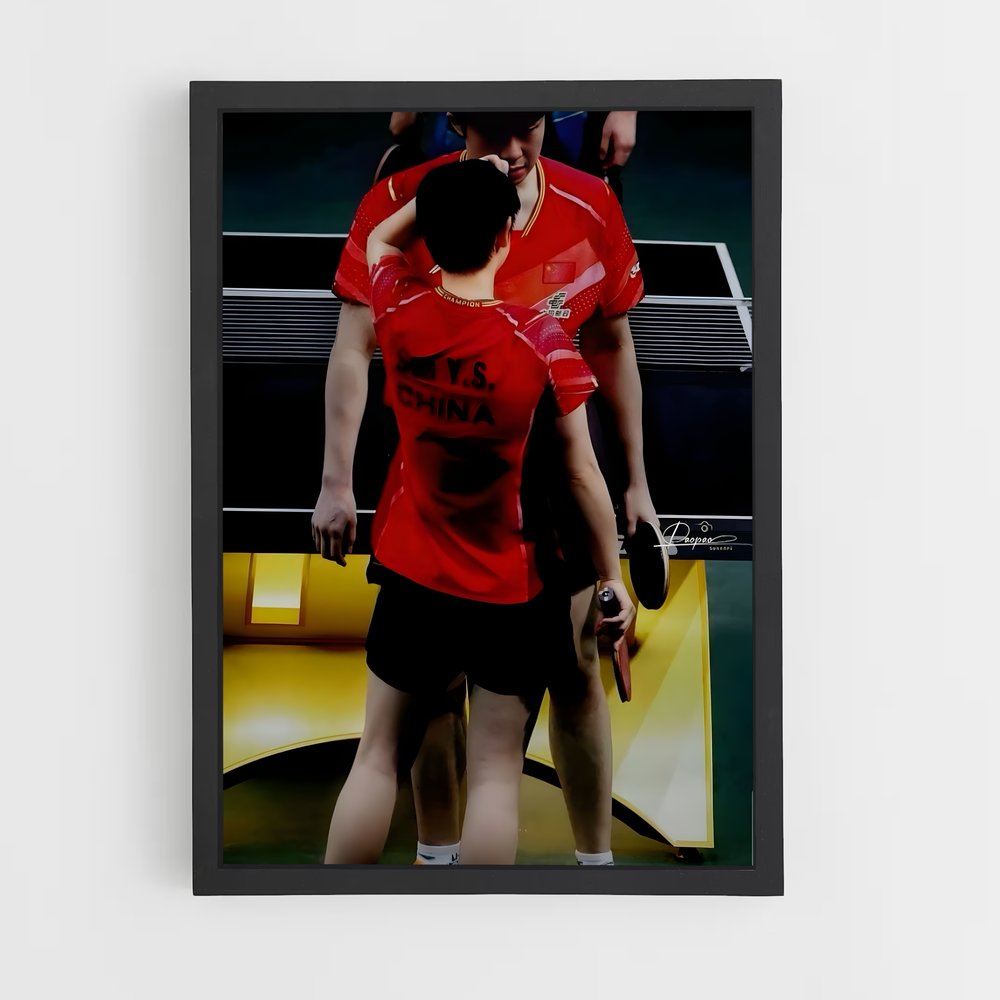 Poster Sun yingsha fascinante – affiche Tennis de table (vue 2)